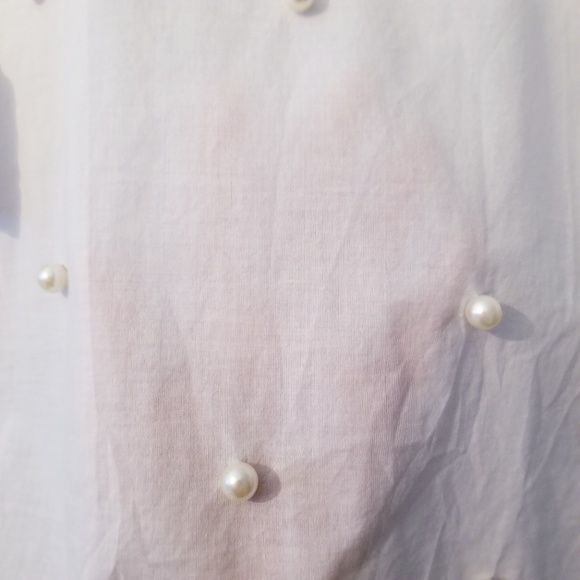 Faux Punched Pearl Top S/M - Picture 6 of 7